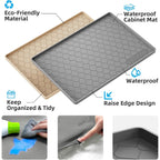Winisok Silicone Under Sink Mat 34" x 22", Kitchen Essentials and Gadgets, Shelf Liner and Cabinet Protector, Home Organizers and Storage, Waterproof Bathroom Tray