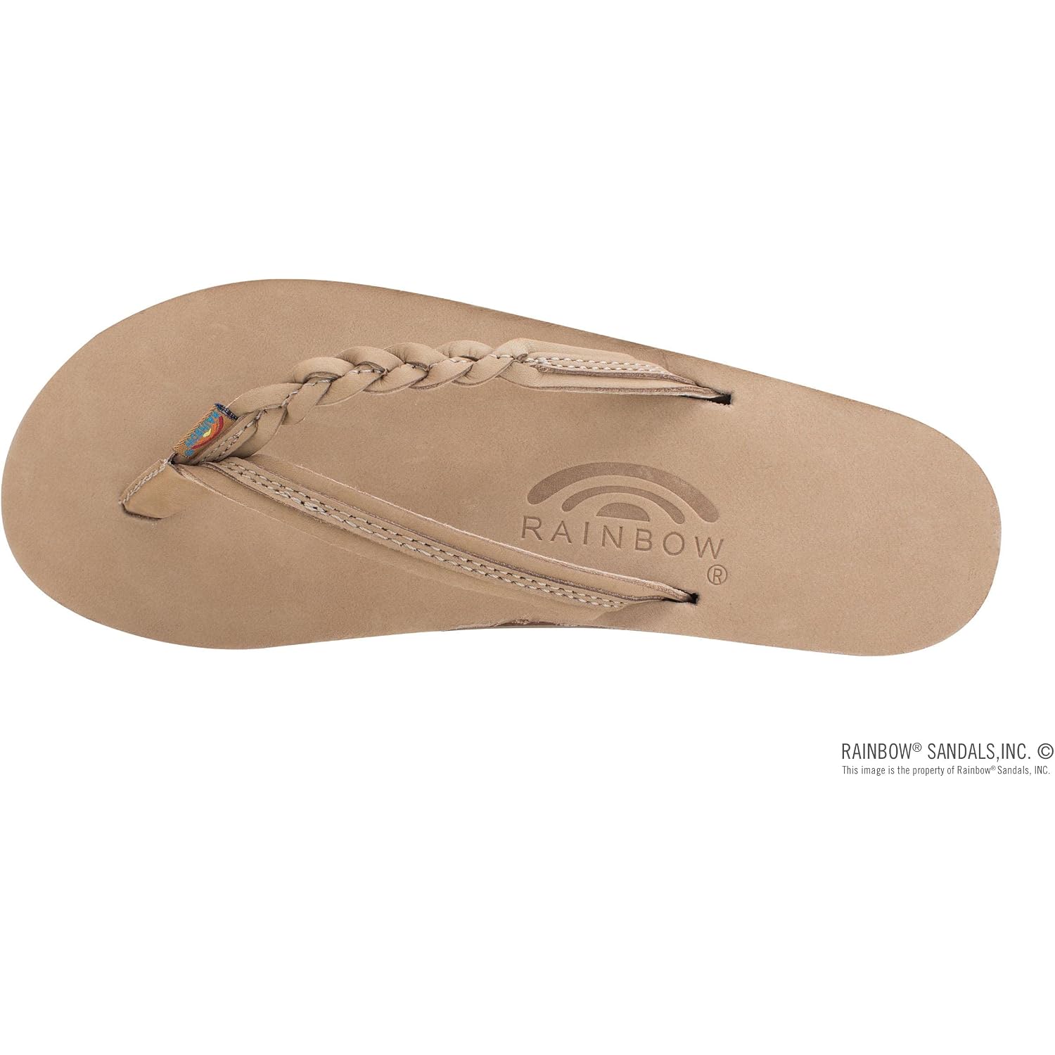 Rainbow Sandals Women’S Flirty Braidy Premier Leather W/Single Braided Strap