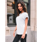 Automet Women'S Business Casual Cute Trendy Tops | Ruffle Sleeve,Soft, Stretchy, Lightweight,Breathable Fabric,Versatility,True-To-Size