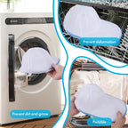 Hat Washer Cage Hats Cleaner, 4Pcs (2 Cages + 2 Bags) Hat Washer For Washing Machine,Suitable For Washing Machines Or Dishwashers, Various Sizes Of Flat And Curved Baseball Cap Cleaning Machines