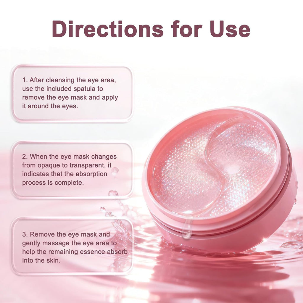 Pdrn Under Eye Patches Retinal Under Eye Patches Revive Under Eye Patch | For Women And Men Eyes And Dark Circles Puffy Eyes Undereye Bags Birthday Gifts For Women Travel Essentials- (60 Pc)