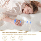 Queen Mattress, 12 Inch Hybrid Queen Mattress In A Box, Medium Firm Memory Foam Mattress, With Individual Pocket Springs, Upgrade Zoned Support, Motion Isolation&Pressure Relief, Certipur-Us