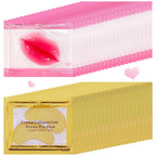 40 Pairs Lip Mask & Eye Mask, 24K Gold Gel Crystal Collagen Under Eye Patches For Puffy Eyes, Bachelorette Party Favors, Bridesmaid Gifts, Galentines Day Gifts, Bulk Mothers Day Gifts For Women