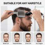 4-In-1 Detachable Detachable Blend Friend Fade Comb, White Barber Haircut Tool For Hair Cutting