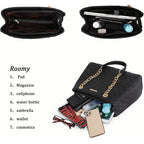 Montana West MEDIUM Tote Bag for Women Quilted Chain Handbags Shoulder Purse