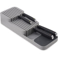 Joseph Joseph DrawerStore Knife Organizer, holds up to 9 knives, Kitchen Organization & Drawer Storage – Compact, Gray