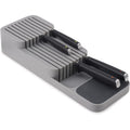 Joseph Joseph Drawerstore Knife Organizer, Holds Up To 9 Knives, Kitchen Organization & Drawer Storage – Compact, Gray