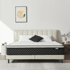 Queen Mattress, 12 Inch Queen Size Mattress In A Box, Memory Foam Mattress With Pocket Springs, Medium Firm, Lumbar Support & Motion Isolation, Pressure Relief & Breathable Comfort