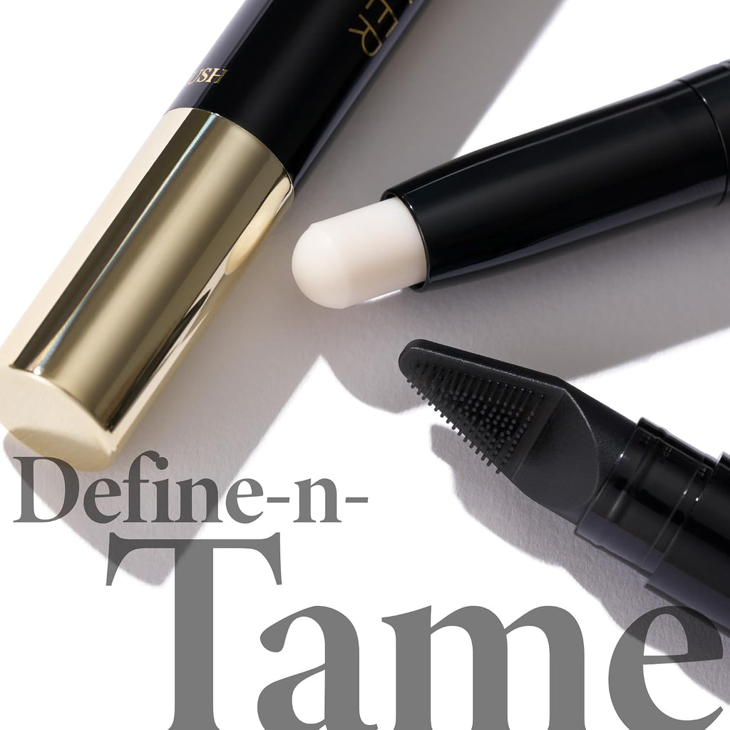 Laura Geller New York Define-N-Tame Brow Lifting Stick - Laminated Full Brows - Wax - Dark Brown