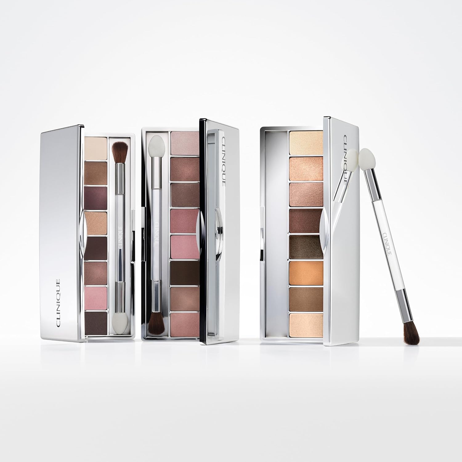 Clinique All About Shadow Eye Shadow Palette, 8 Silky + Buildable Shades | Black Honey, Pink And Nude Honey | Safe For Sensitive Eyes