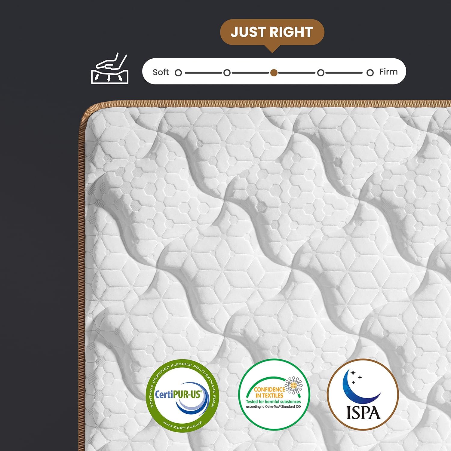 Queen Mattress 14 Inch, Luxury Hotel Cooling Hybrid Bed Mattress In A Box