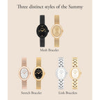 COACH Women's Sammy 2H Quartz Bracelet Watch, 22.5mm Petite Oval Case, Premium Fashion, Everyday Wear - Gift for Her