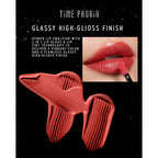 Stellar Dust Lip Stain 01 Calyptra, Transfer-Proof & Smudge-Proof Lip Gloss, Nude Brown Tinted Glossy Finish, High-Pigment Vibrant Color, Hydrating Lightweight Long-Lasting Lip Makeup