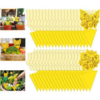 54 Pack Fruit Fly Trap For Indoor, Gnat Traps For House Indoor, Fungus Gnat Killer Sticky Traps For Plants, Mosquitoes, Flying Insects