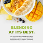 Cleanblend Commercial Blender With 5-Year Full Warranty - 1800W, 3Hp, 64Oz High-Performance Professional Countertop Blender With Stainless Steel Blades