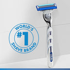 Gillette Mach3 Turbo Razors for Men, 1 Handle, 4 Blade Refills