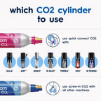 Sodastream Terra Sparkling Water Maker, Value Bundle, Cqc Co2 System, Includes 2 Quick Connect 60L Co2 Cylinders, 3 Dishwasher Safe Bpa Free Bottles, 2 Bubly Flavor Drops, Make Your Own Pepsi, Black