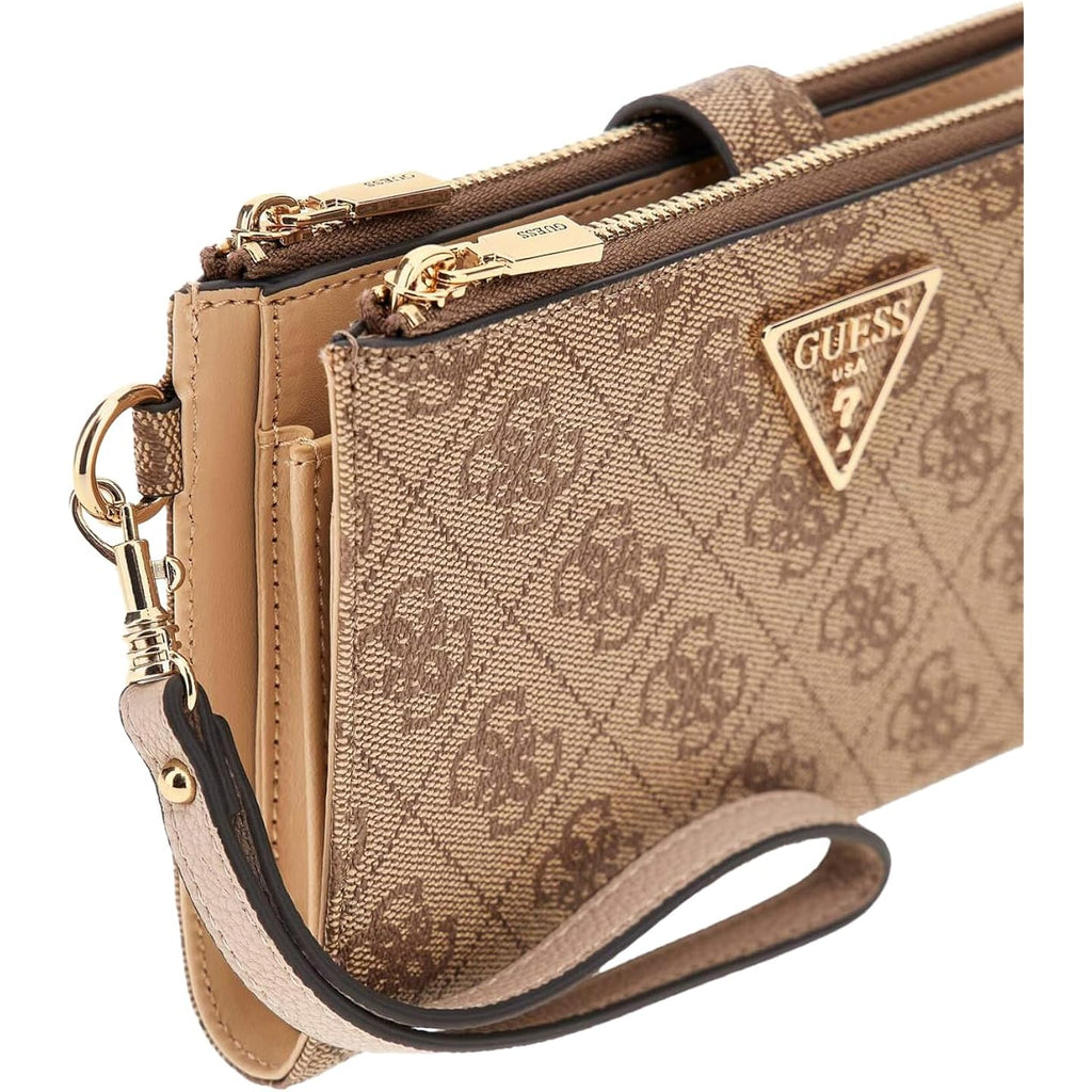 Guess Womens Laurel Ii Double Zip Organizer Wallet