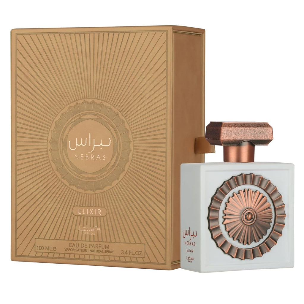 Lattafa Pride Nebras Elixir EDP 100 ml/3.4Oz – Sweet & Creamy Gourmand Unisex | Vanilla, Musk & Sugar Cane