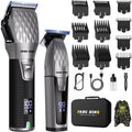 Fadeking® Professional Hair Clippers For Men, Cordless Beard Trimmer Kit For Hair Cutting & Grooming, Zero-Gap Barber Clippers Set, Ideal Mens Grooming Gift For Father’S Day/Birthday