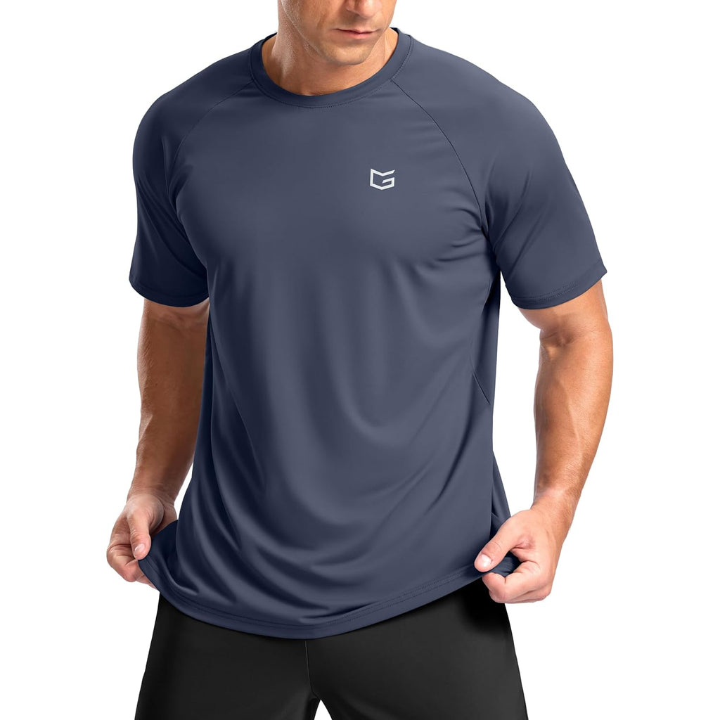 G Gradual Men'S Athletic Workout T-Shirts Moisture Wicking Cooling Running Shirts Short Sleeve Performance Tee For Gym Tennis
