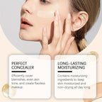4 in 1 Color Changing Foundation with SPF 50 - Moisturizing Medium-Full Coverage Concealer, Medium Spectrum Foundation Cream, Long-Lasting Lightweight Makeup Liquid, Natural Look Cosmetics