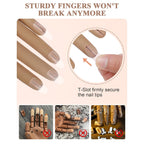 Practice Hand for Acrylic Nails, Silicone Hand for Nail Practice, Nail Tips Won't Fall off Nail Hand, Flexible Nail Practice Hand for Beginners,13.7 x 6.29 x 1.88in