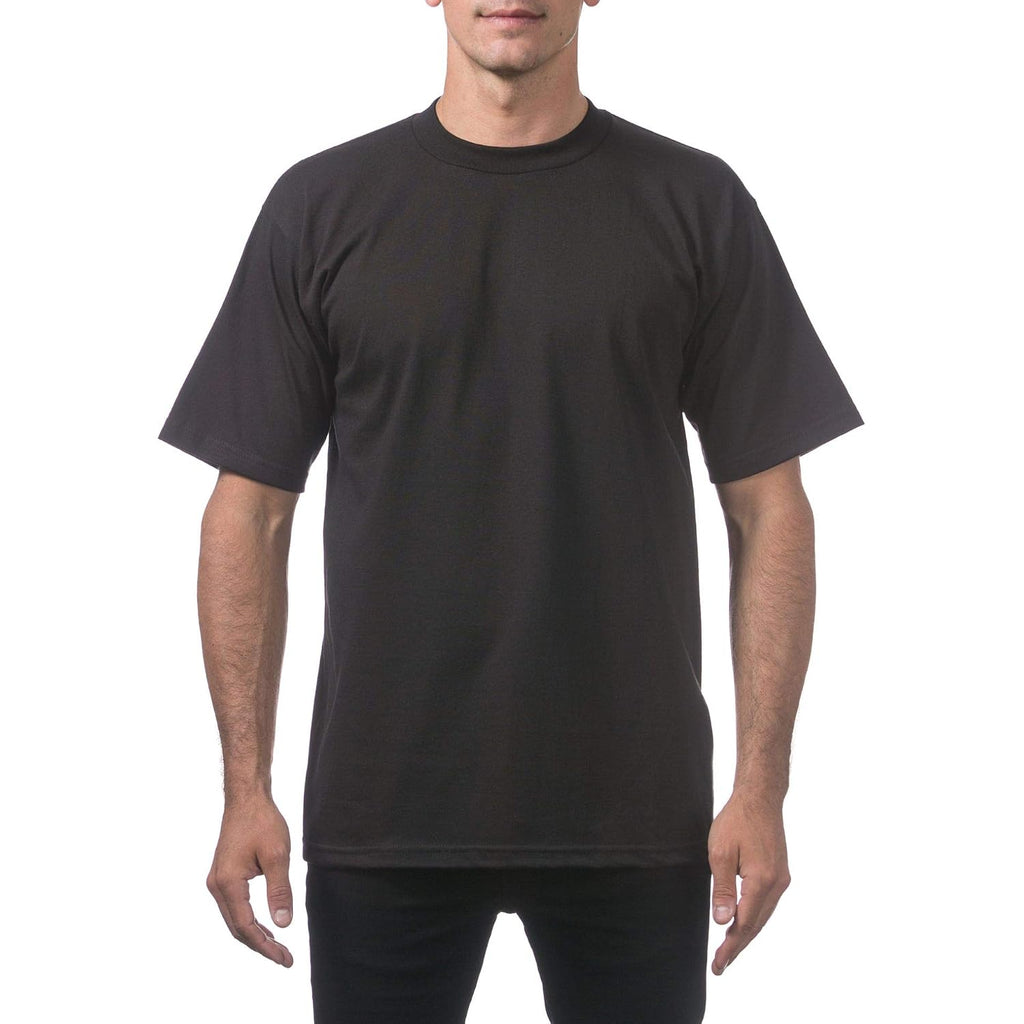 Pro Club Men'S 6-Pack Heavyweight Cotton Short Sleeve Crew Neck T-Shirt