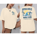 Graphic Tees Women Oversized T-Shirts: Summer Hawaiian Beach Tops Shirts Hawaii Tropical Beachy Short Sleeve Outfit Apricot