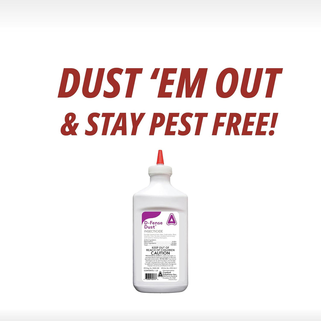 Control Solutions - 82002479 - D-Fense Dust - Insecticide - 1Lb, White