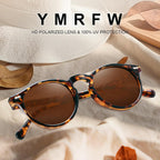 Retro Small Round Polarized Sunglasses For Women Vintage Style Circle Sun Glasses Uv Protection