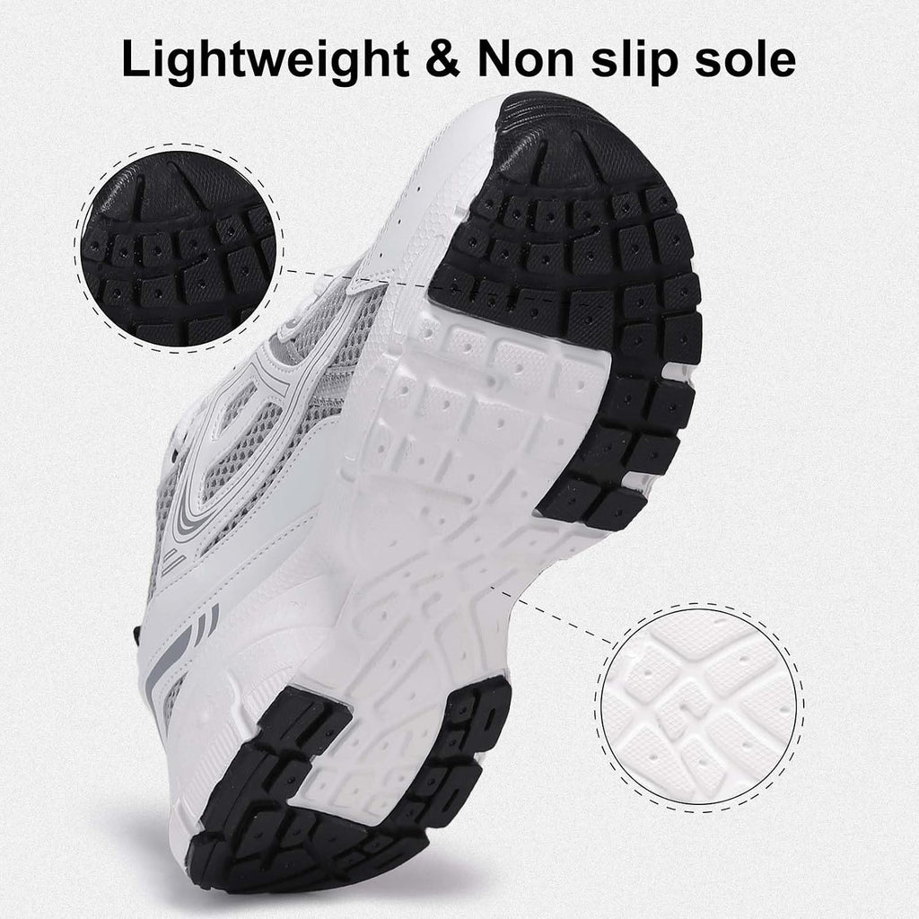 Baasploa Women'S Chunky Fashion Sneakers Casual Sports Shoes Mesh Breathable Athletic Gym Workout Tennis Shoe Platform Thick Walking Shoes