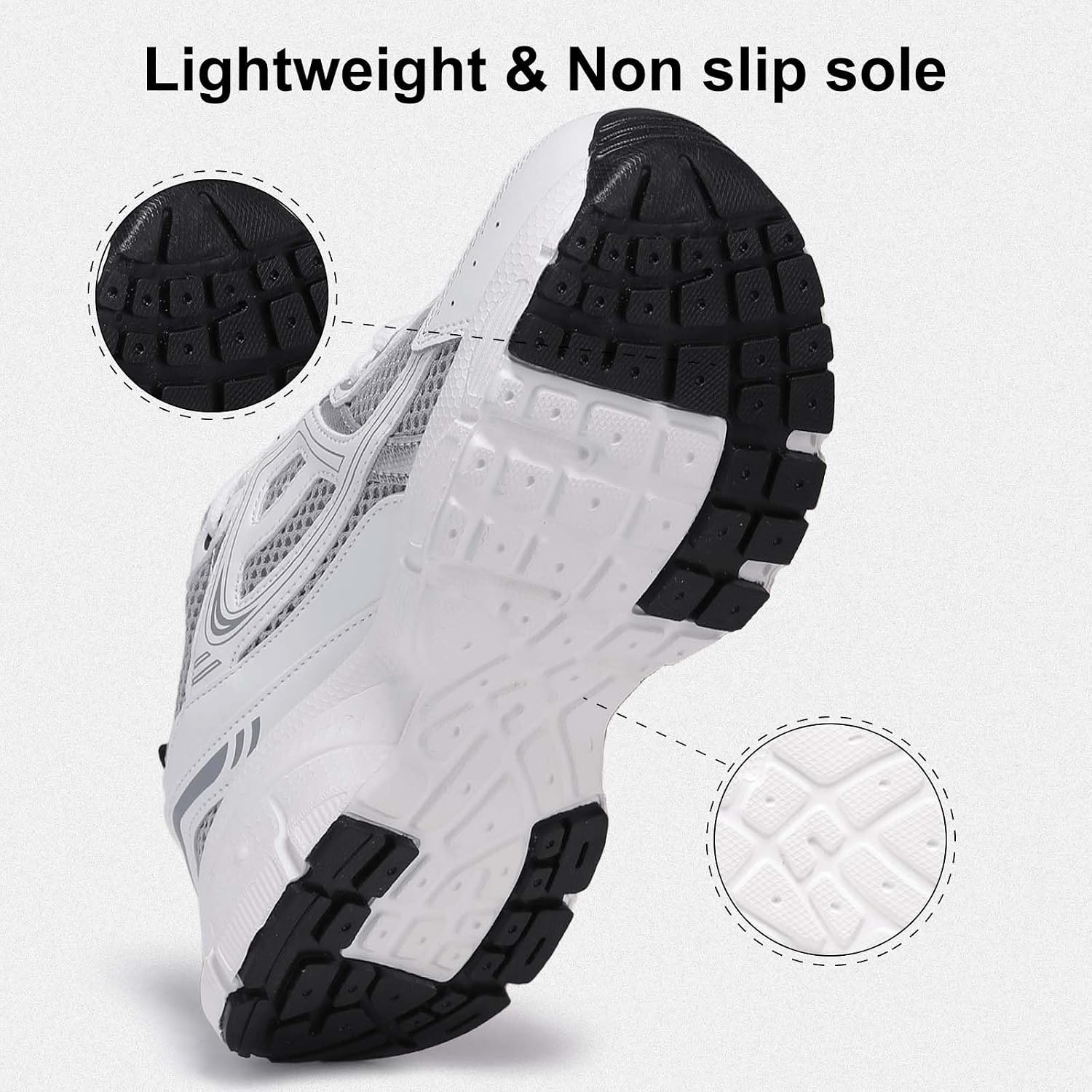 Baasploa Women'S Chunky Fashion Sneakers Casual Sports Shoes Mesh Breathable Athletic Gym Workout Tennis Shoe Platform Thick Walking Shoes