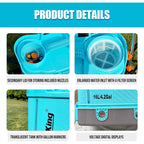 Sideking 4 Gallon Battery Powered Backpack Sprayer, 100 Psi Adjustable Electric Weed Sprayer For Lawn & Garden, Compatible With Makita 18V Battery, 5 Nozzles, Battery & Charger Included