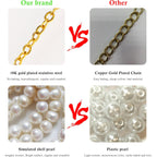 Trinckle Pearl Necklaces for Women, Gold Pearl Choker Single Pendant Necklace Layered Daisy Jewelry for Mothers Day Graduation, Prom Wedding Strands for Bride Bridesmaids as Beach Summer Accessories