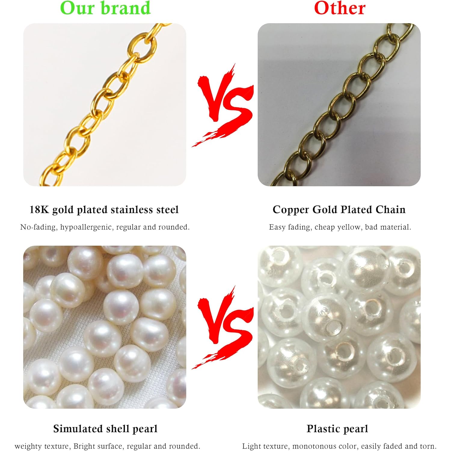 Trinckle Pearl Necklaces for Women, Gold Pearl Choker Single Pendant Necklace Layered Daisy Jewelry for Mothers Day Graduation, Prom Wedding Strands for Bride Bridesmaids as Beach Summer Accessories