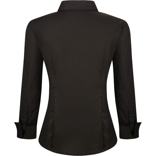 Alex Vando Womens Dress Shirts Wrinkle Free Regular Fit Long Sleeve Stretch Work Shirt