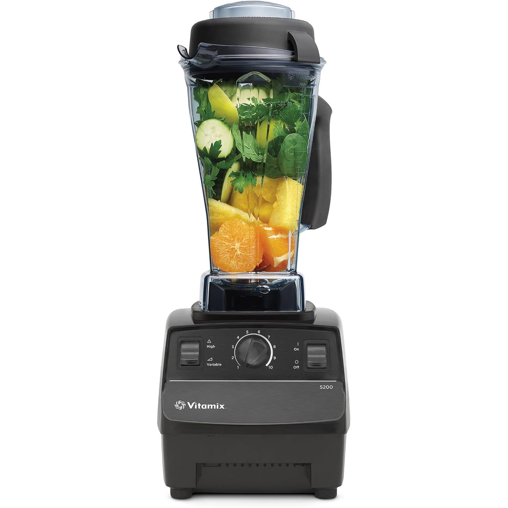 Vitamix 5200 Blender, Professional-Grade Blender For Smoothies, Soups, Ice Cream And More, Stainless-Steel Blades, Self-Cleaning Kitchen Appliance, 64 Oz Container, Black