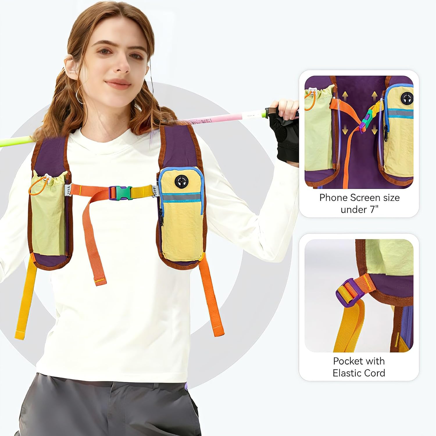 15L Small Hiking Backpack Travel Daypack Colorful Lightweight Packable Foldable Casual Backpack For Women Men