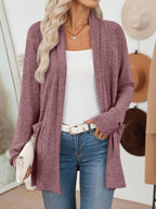 LILLUSORY Cardigan for Women Lightweight Cardigans Fall Fashion Outfits | Open Front Long Cardigan with Pockets, Business Casual Travel Outfits
