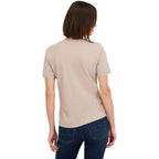 Spyder Women's Sparkle Logo Graphic Short Sleeve Tee T-Shirt Mushroom