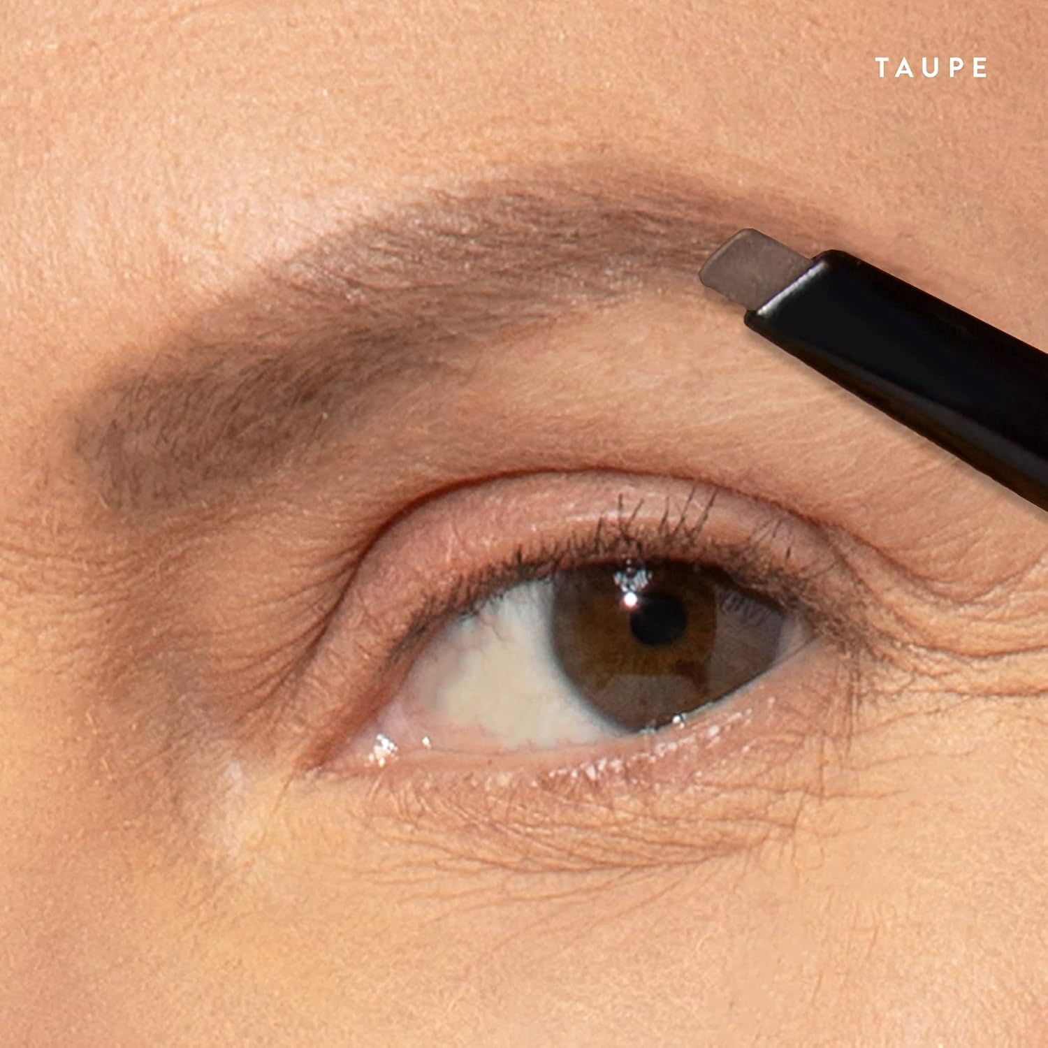 LAURA GELLER NEW YORK Sculpt-n-Stay 2-in-1 Waterproof Eyebrow Pencil & Brow Gel – Taupe – Fills Sparse Brows, Defines & Sets – Smudge-Proof, Long-Lasting, Natural Finish