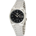 Seiko 5 Automatic Black Arabic Dial Stainless Steel Men'S Watch Snk063J5