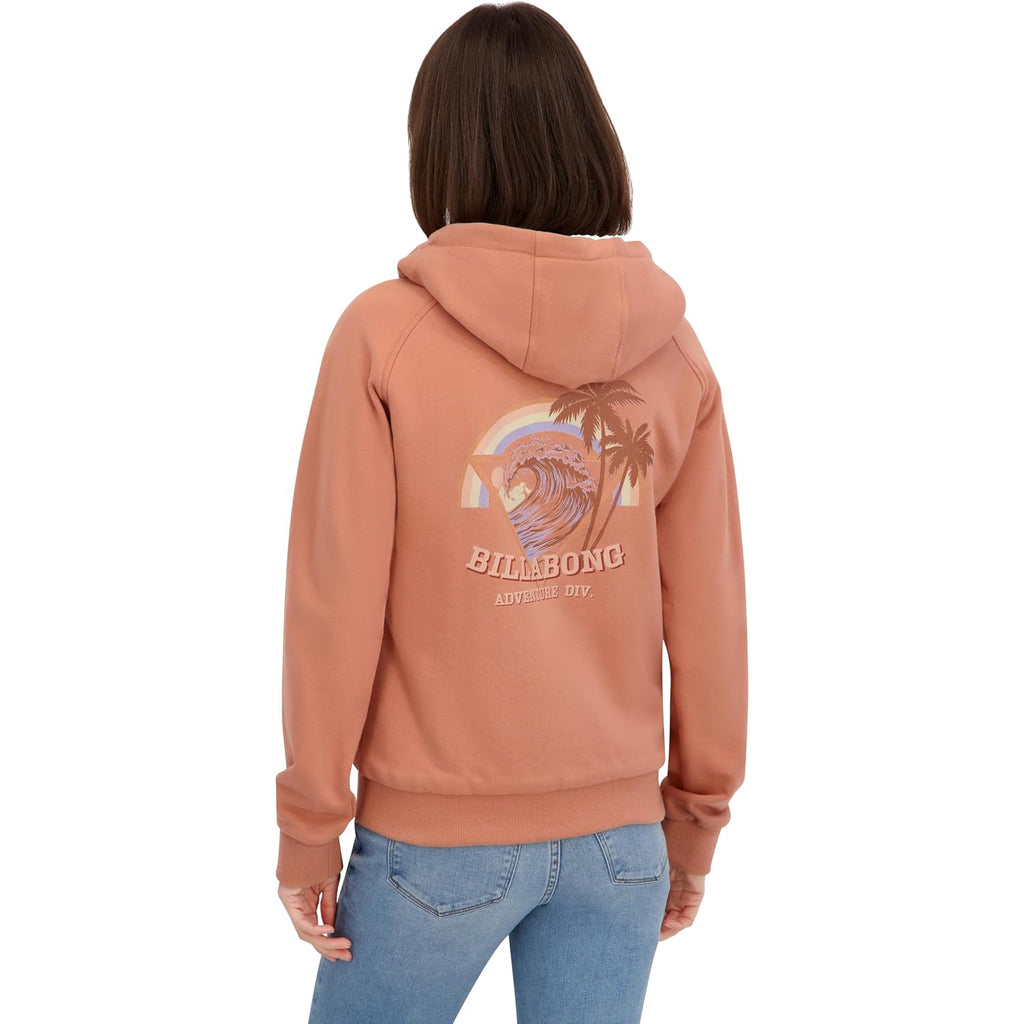 Billabong Women'S Full Zip Sherpa Lined Hoodie Jacket
