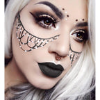 Black Matte Liquid Lipstick - Pure Black, Up to 16H Wear, Smudge Proof Transfer-Proof & Waterproof, High Pigment Lip Color for Goth, Cosplay, Halloween, 0.17 Fl Oz (Mystical Moment)