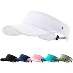 AUSFLUG Sun Visor Hat Men Women - Wide Brim Quick Dry Adjustable Cap, Lightweight for Golf Tennis Pickleball Beach