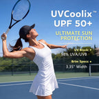 TOP-EX ChicPony™ UVCoolix Cooling UPF50+ Ponytail Thick Hair Womens Baseball Cap,Breathable Lightweight,Golf Running Sports