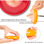 Avocado Saver & Onion Storage, 4Pcs Silicone Fresh Produce Holder | Keep Avocados Fresh! 4Pcs Silicone Holder For Tomato, Lemons, Garlic & Produce. Ideal Fridge Fruit Vegetable Containers.