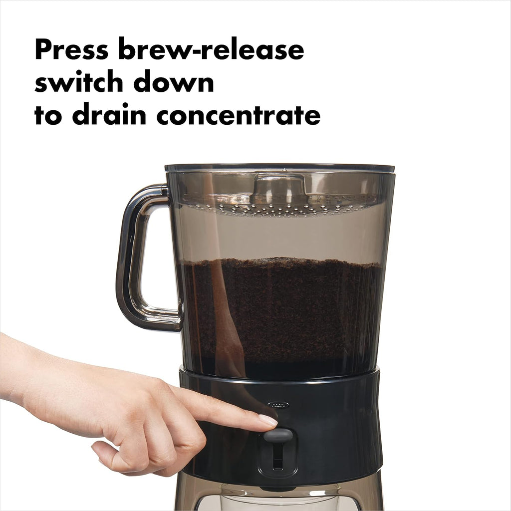 Oxo Good Grips Cold Brew Coffee Maker 32 Oz, Iced Coffee Maker With Carafe, Brews Cold Brew Concentrate