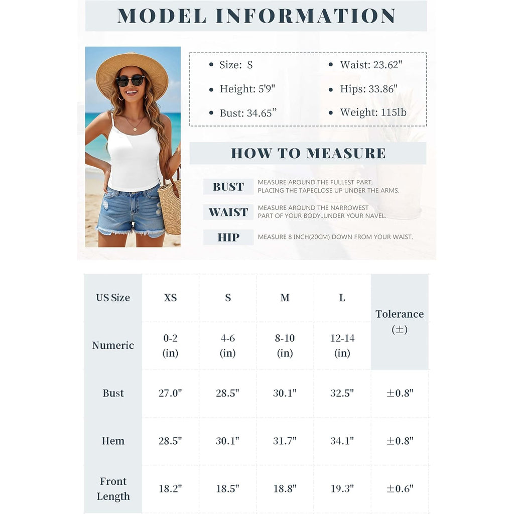 Multi-Pack Womens Camisole Soft Knit Casual Fitted Sleeveless Tank Top